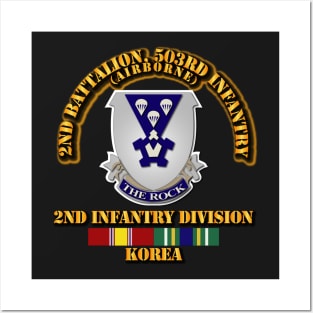 2nd Bn 503rd Infantry - Korea Svc Posters and Art